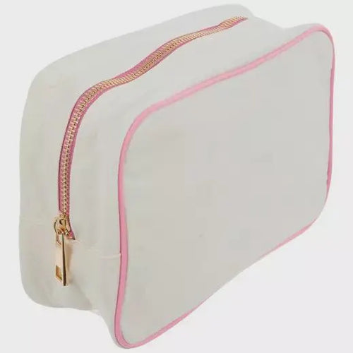 Customizable Canvas Cosmetic Pouch